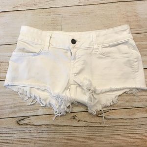 Siwy Camilla Cutoff Shorts White Sz 24
